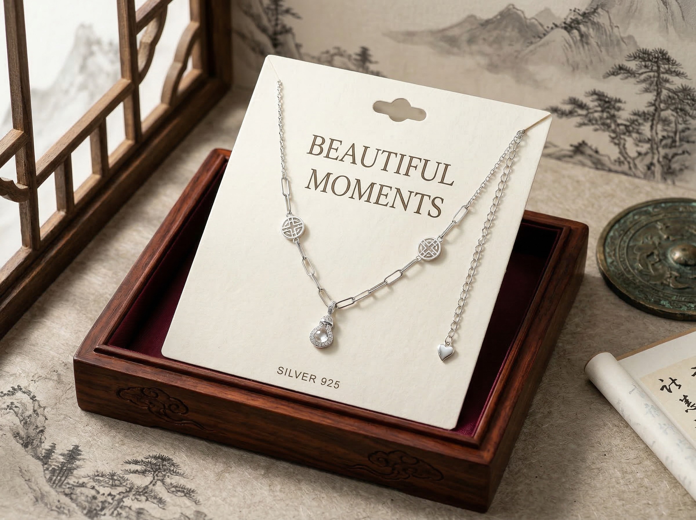 Fashionable and Exquisite Craftsmanship, Ruyi Flowing Light ·925 Silver Mass Light Luxury Fortune Splicing Bracelet