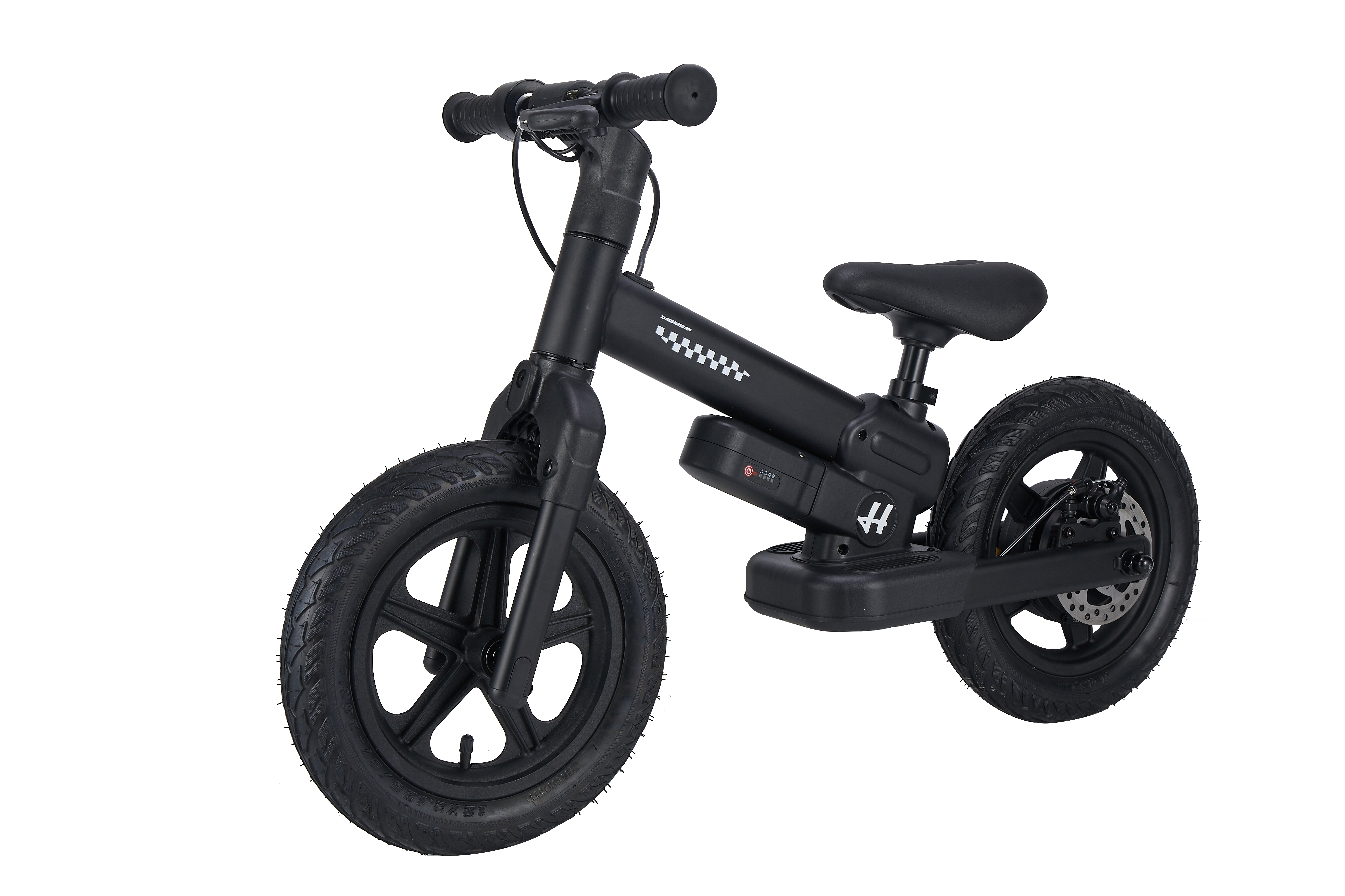 Children's balance bike, four-wheel off-road motorcycle, balance bird, anti-slip tires, light and durable, suitable for 3-8 years old. Factory direct sales, magnesium alloy shock absorption frame, 250W electric children's balance bike, electric balance bike, baby walker details Picture