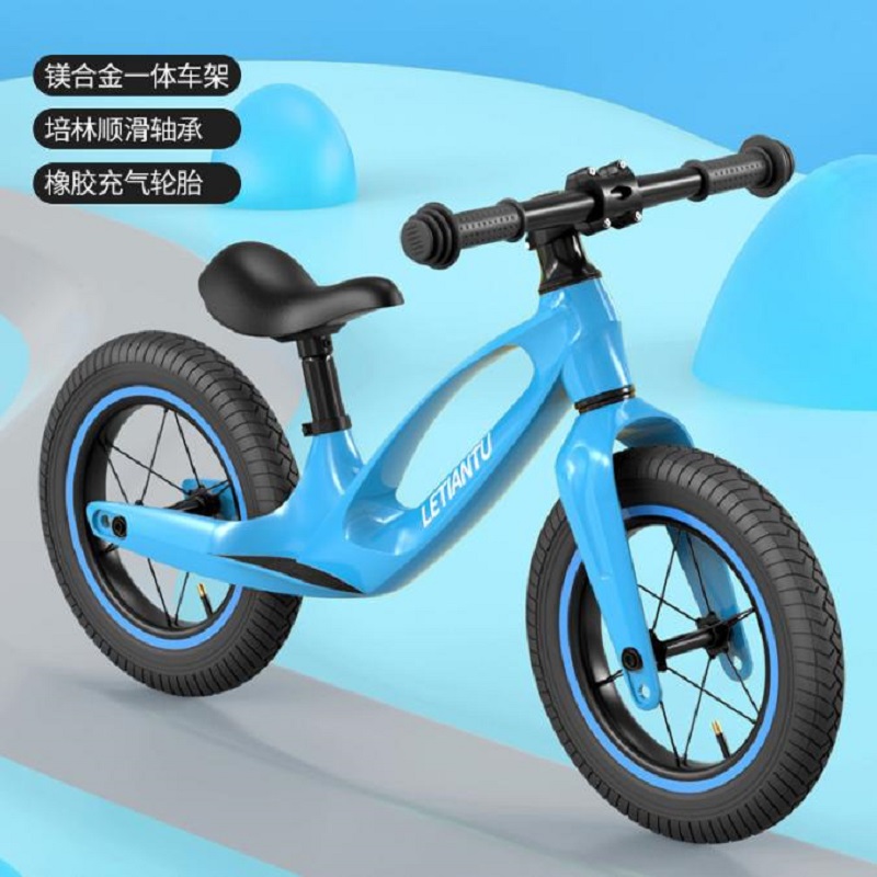 Yellow children's balance car main body, small wholesale, new children's balance car for 2-6 years old, cool inflatable tire, pedal-free sliding car, sliding scooter, balance car in stock, children's balance car Specification drawing
