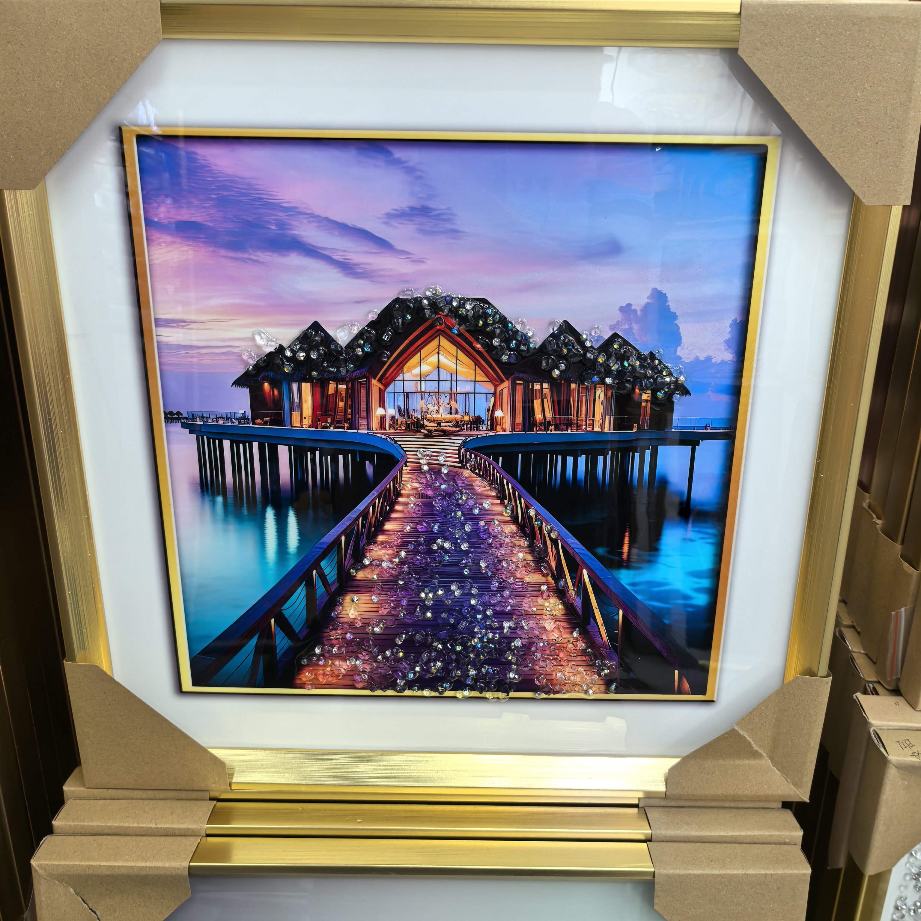 晶瓷晶钻板40*40 风景花草动物装饰画 居家壁画工艺品装饰画详情3