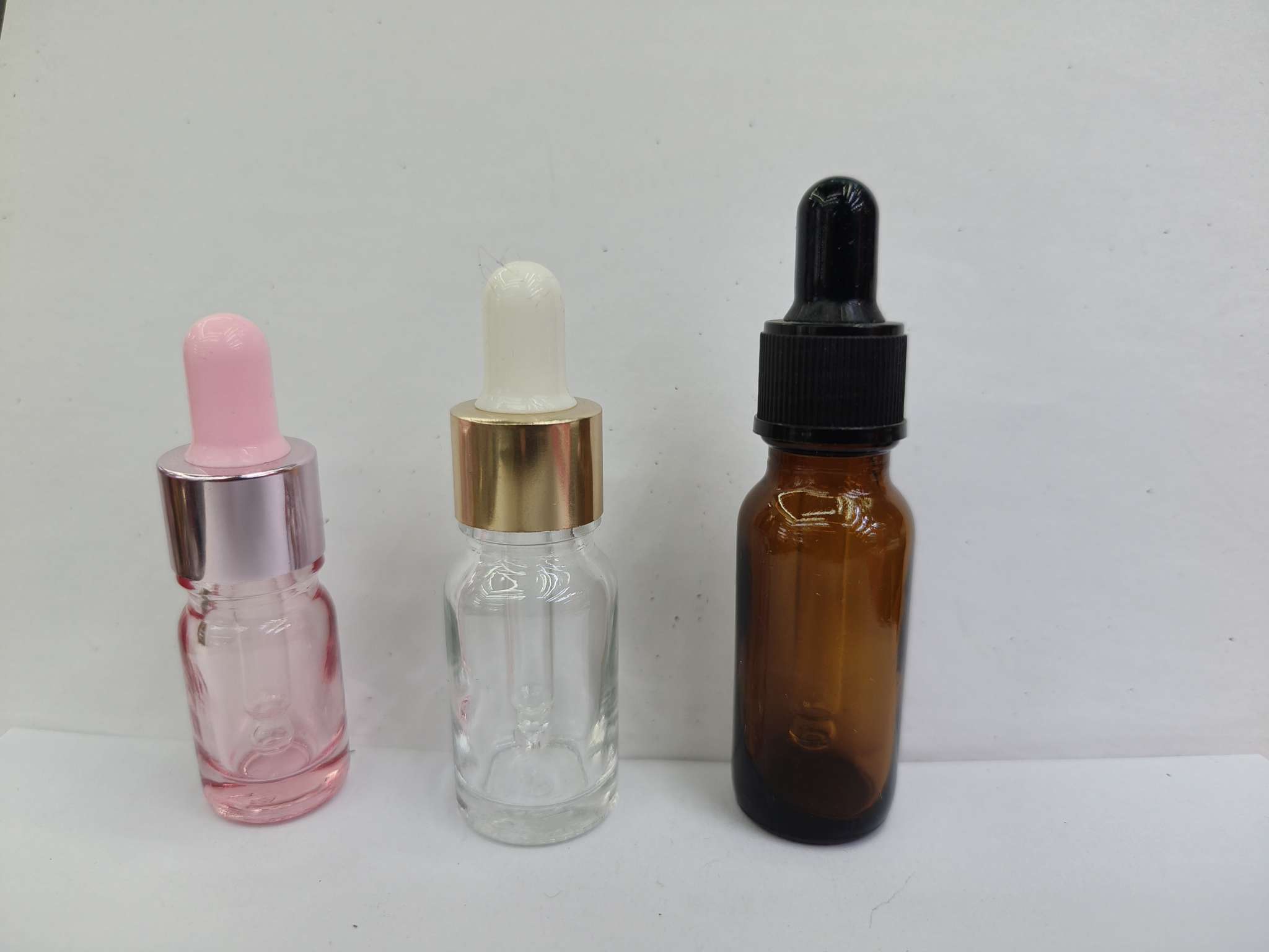 手工活外发玻璃工艺品各色滴管瓶  多容量滴管瓶