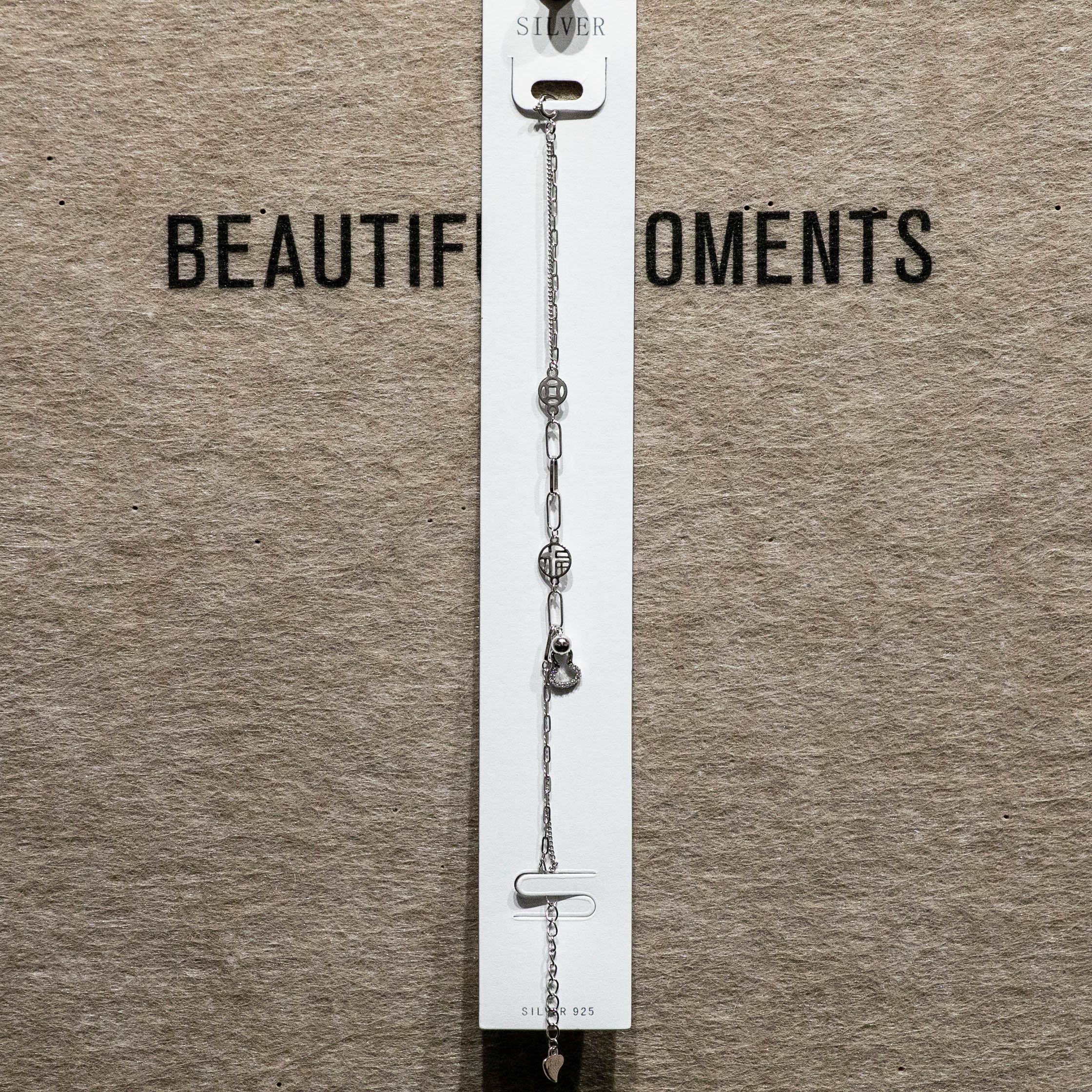 Fashionable and Exquisite Craftsmanship, Ruyi Flowing Light ·925 Silver Mass Light Luxury Fortune Splicing Bracelet Specification image