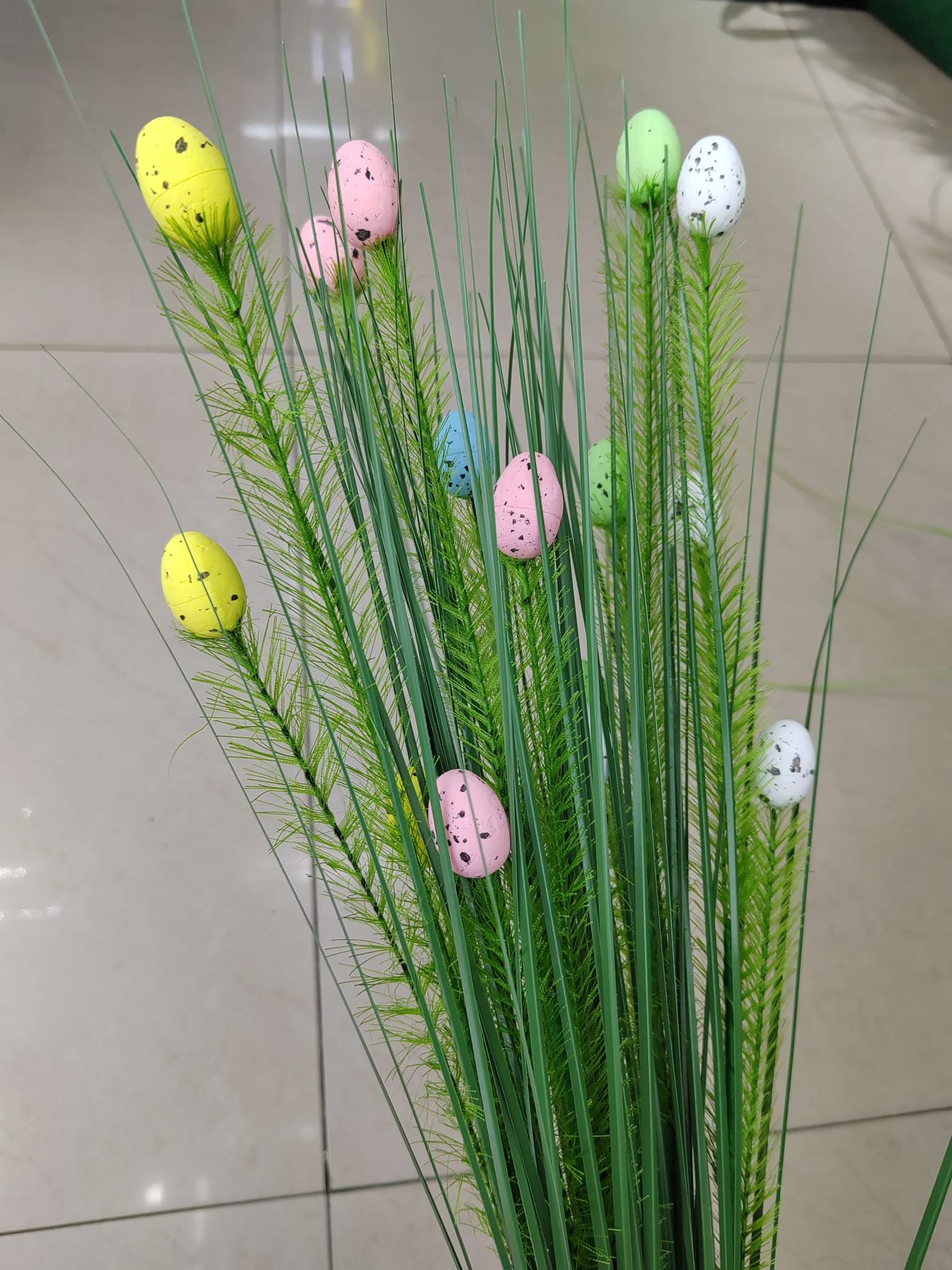 文化仿真园艺礼盒仿真花香囊玫瑰手工拉菲草毛线花束仿真鸡蛋果复活节产品细节图