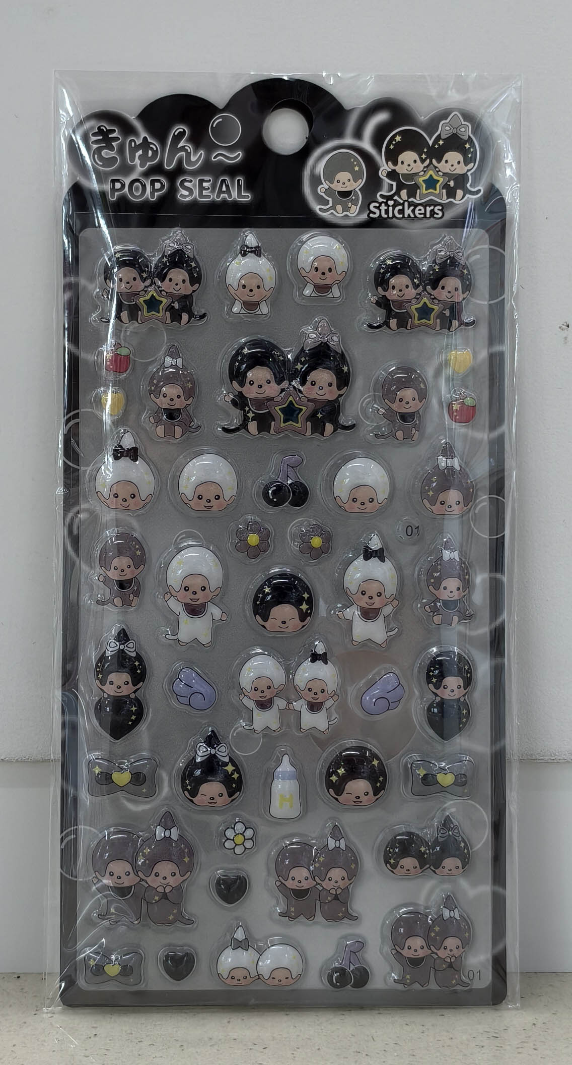 CY-SS16 embossed stickers Specification image