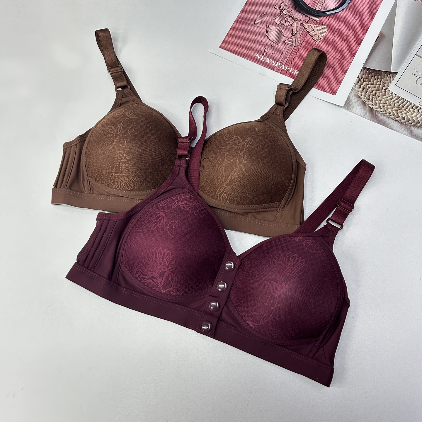 FCM-926# Women's bras for export to the Middle East and Africa. Women's bras with front open buttons, comfortable and seamless bras, QNI Application Scenario