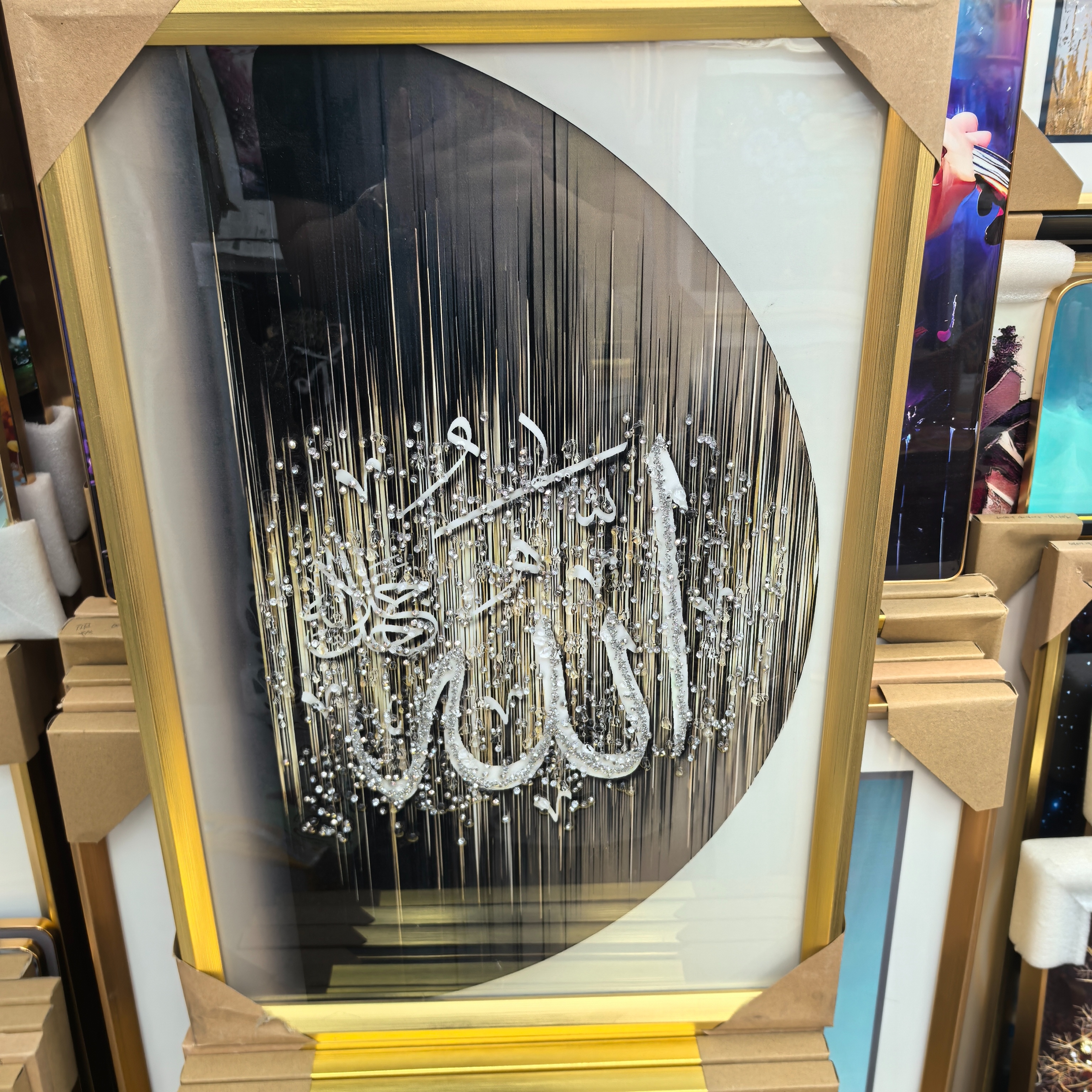 晶瓷晶钻装饰画 宗教文化装饰画 居家壁画工艺品装饰画详情4