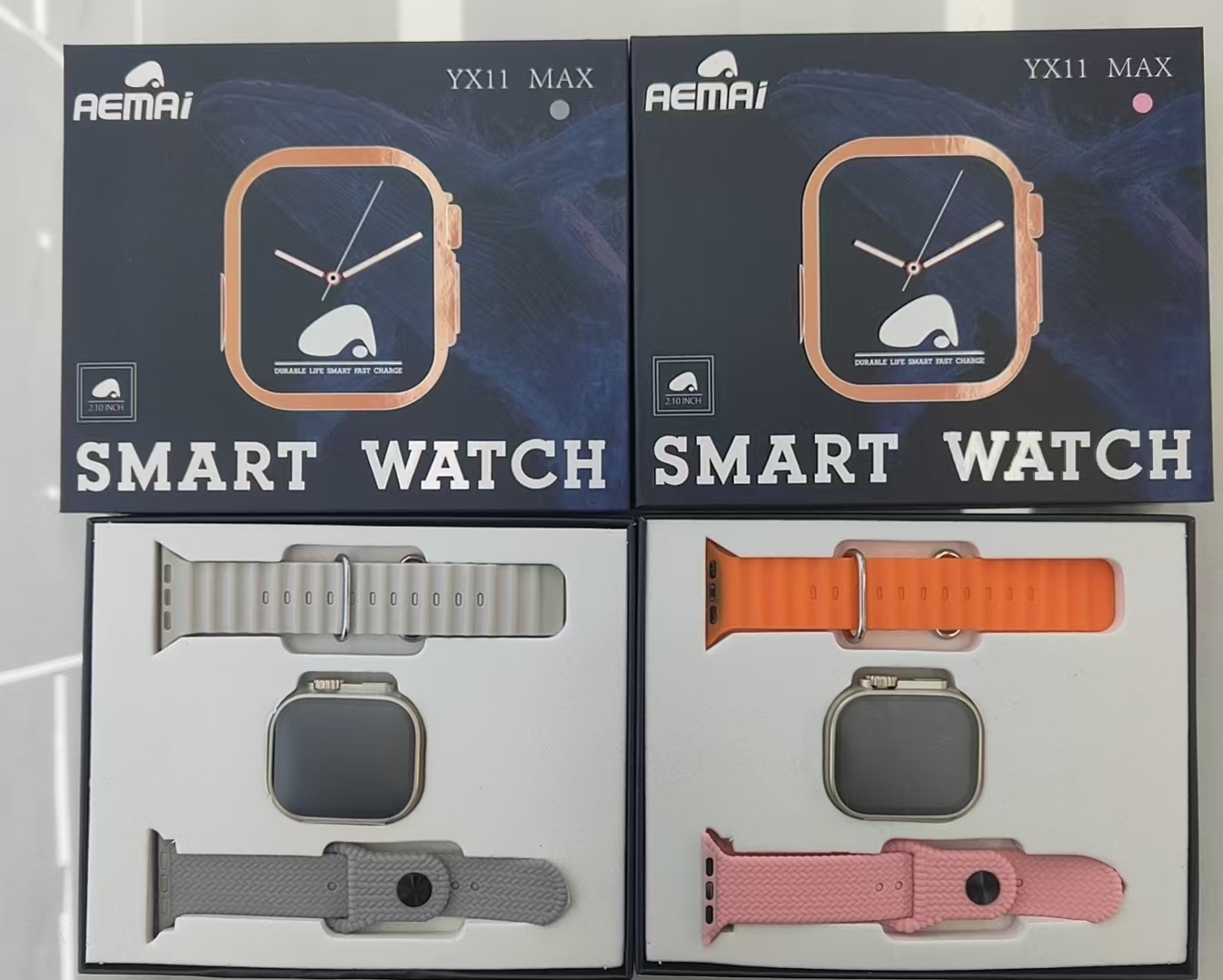 The AEMAI RM6 smart sports watch comes with two straps
