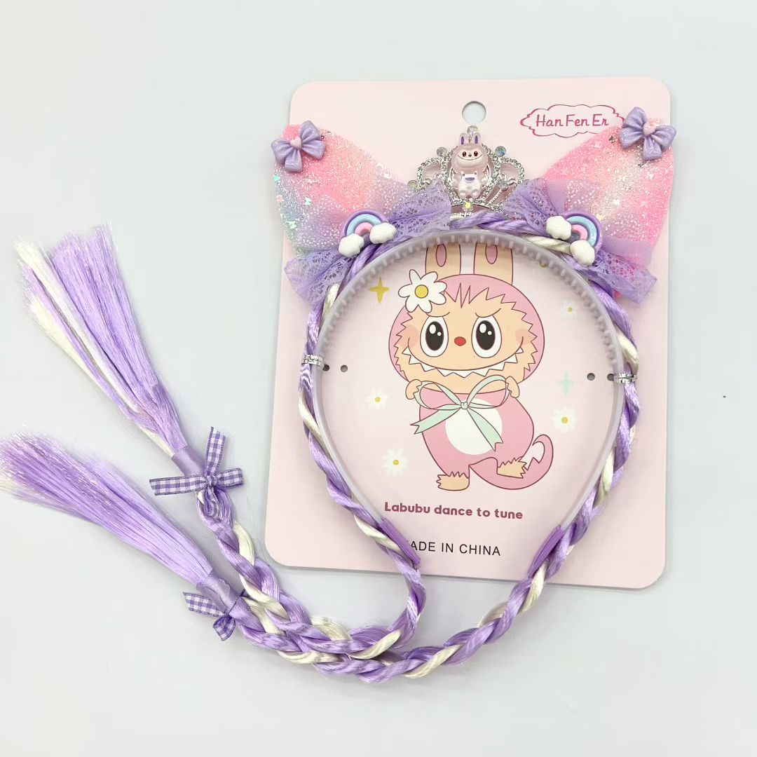 儿童假发辨子头饰