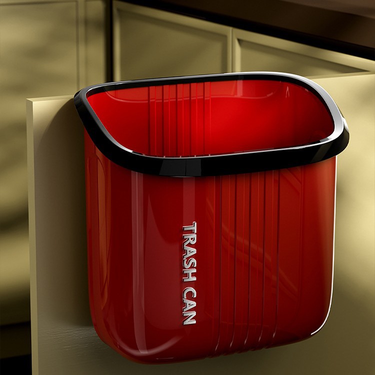 K10-9225-20厨房垃圾桶壁挂式家用免弯腰橱柜门厨余收纳桶细节图