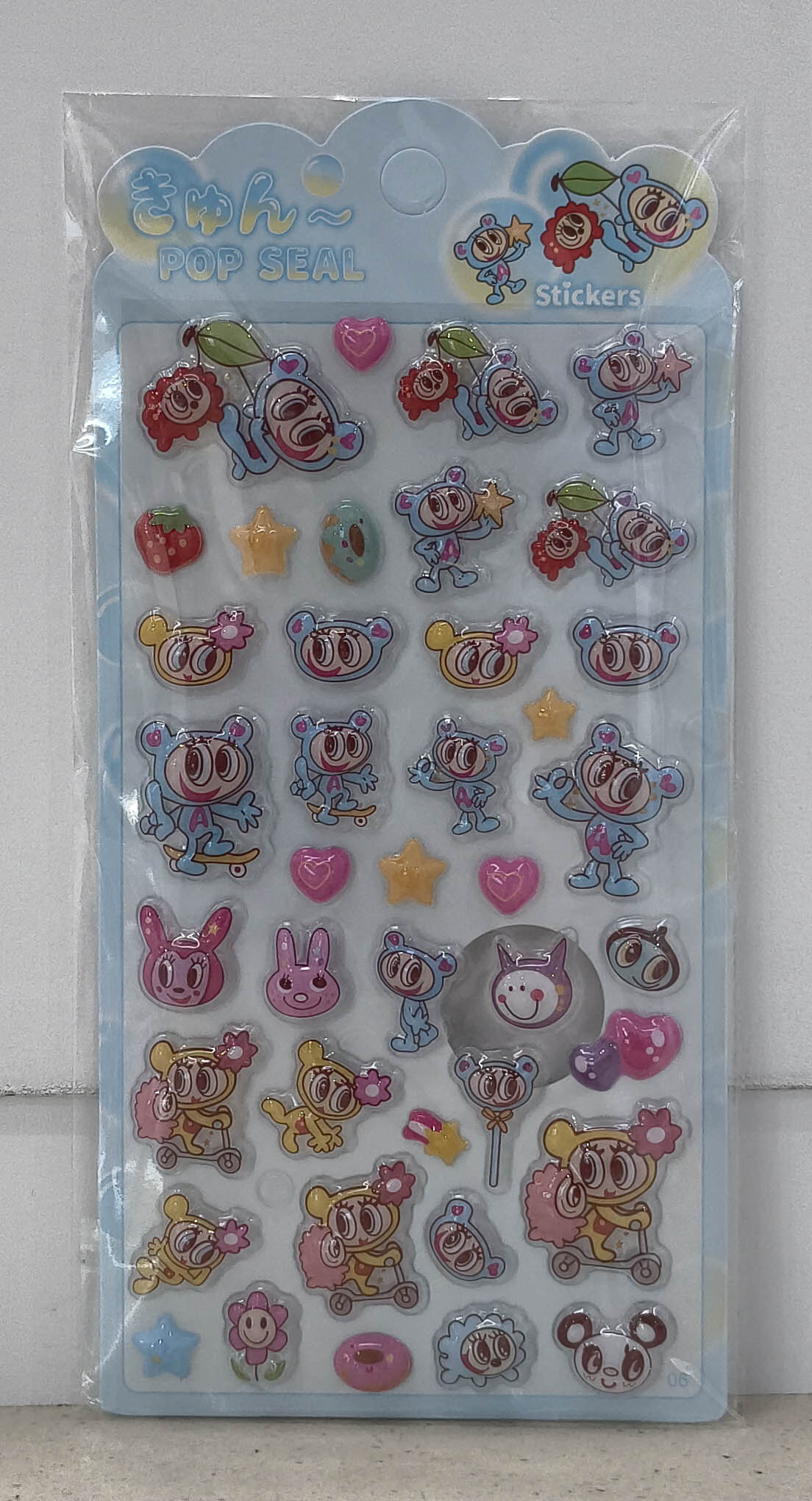 CY-SS16 embossed stickers details Picture