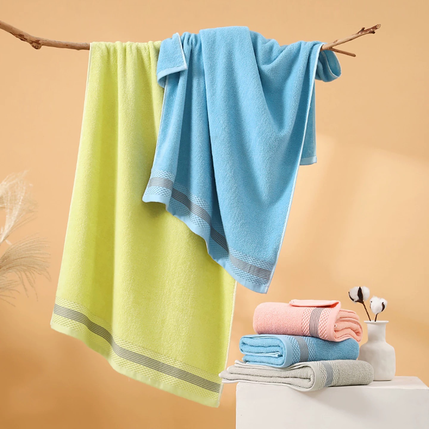 Casual and versatile bath towel Application Scenario