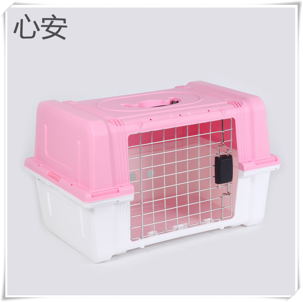 猫咪航空箱栅栏式车载狗笼便携式中号猫包宠物用品批发宠物航空箱
