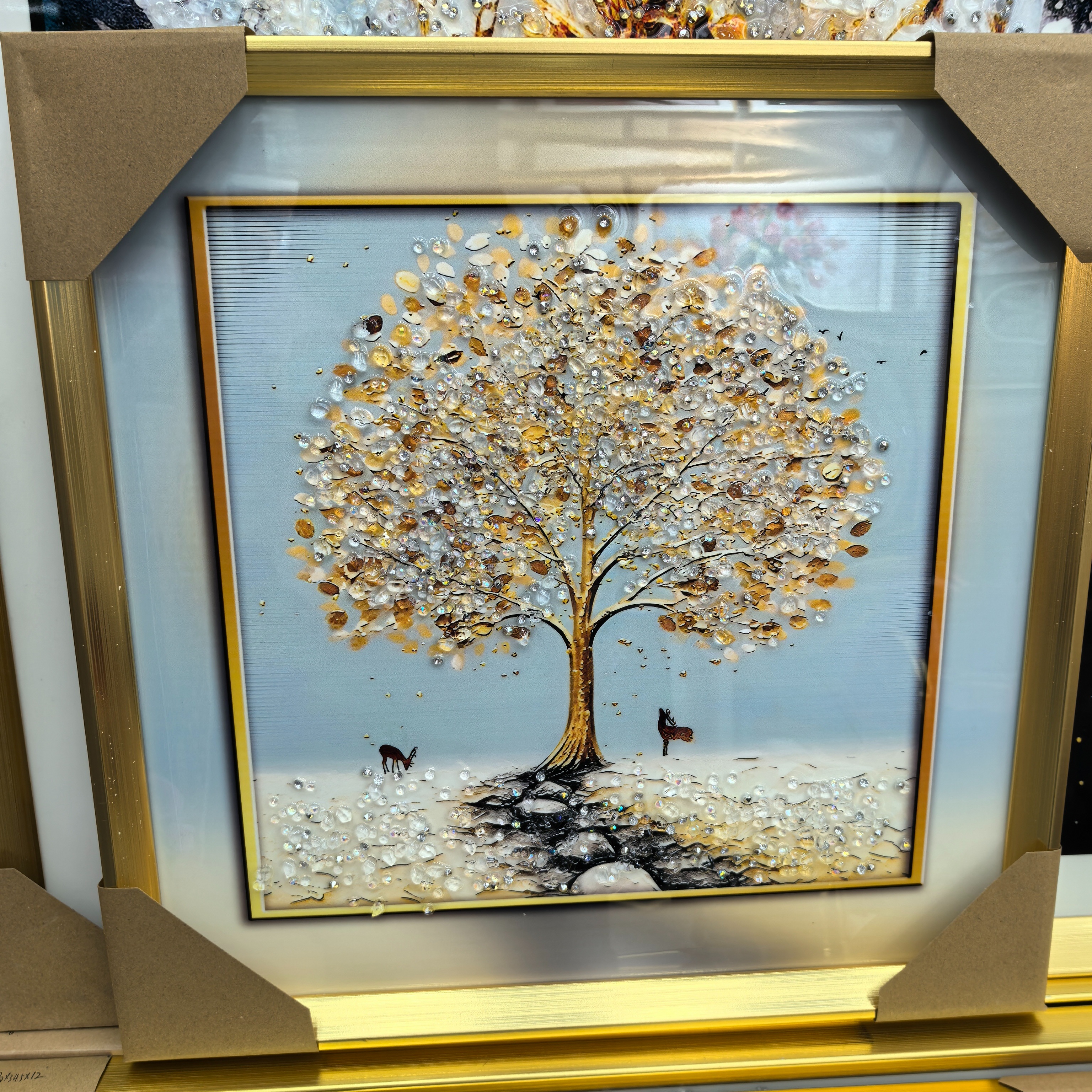 晶瓷晶钻板40*40 风景花草动物装饰画 居家壁画工艺品装饰画详情6