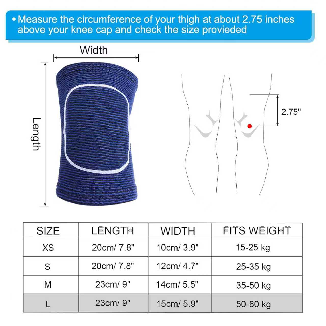 Factory direct supply of knee pads Specification image
