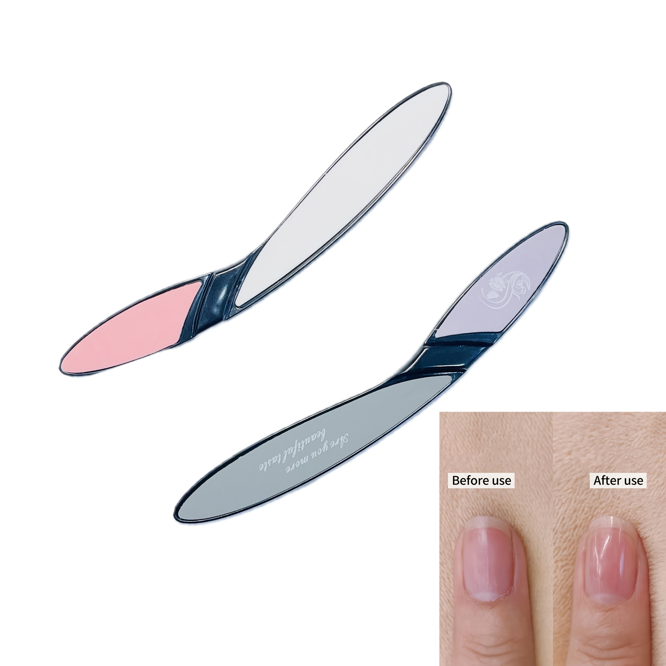 卡丁娜 弧形四面抛光条 多功能美甲搓条 修甲打磨抛光亮甲 四面砂条美甲工具 去死皮 美甲专用砂条