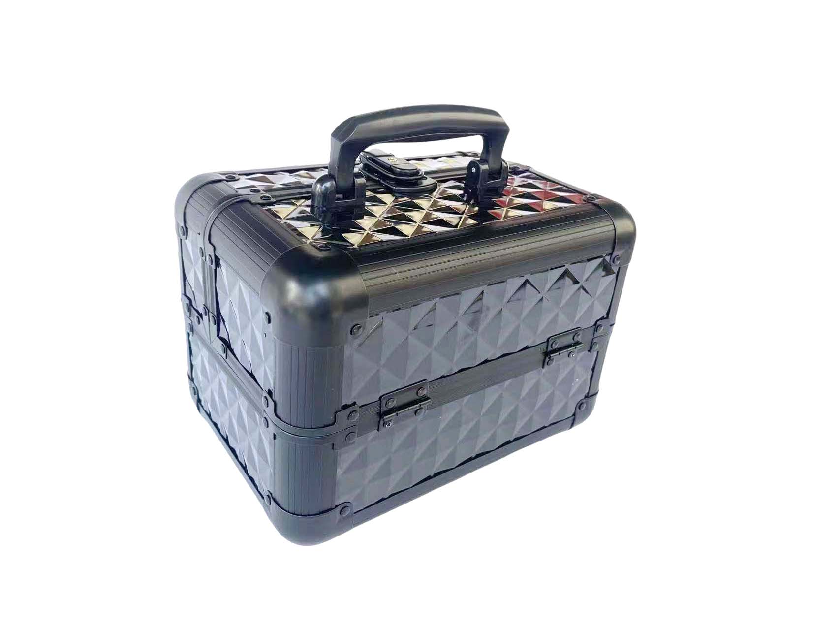 2021 cash payment aluminum alloy portable cosmetic storage jewelry box pic 9