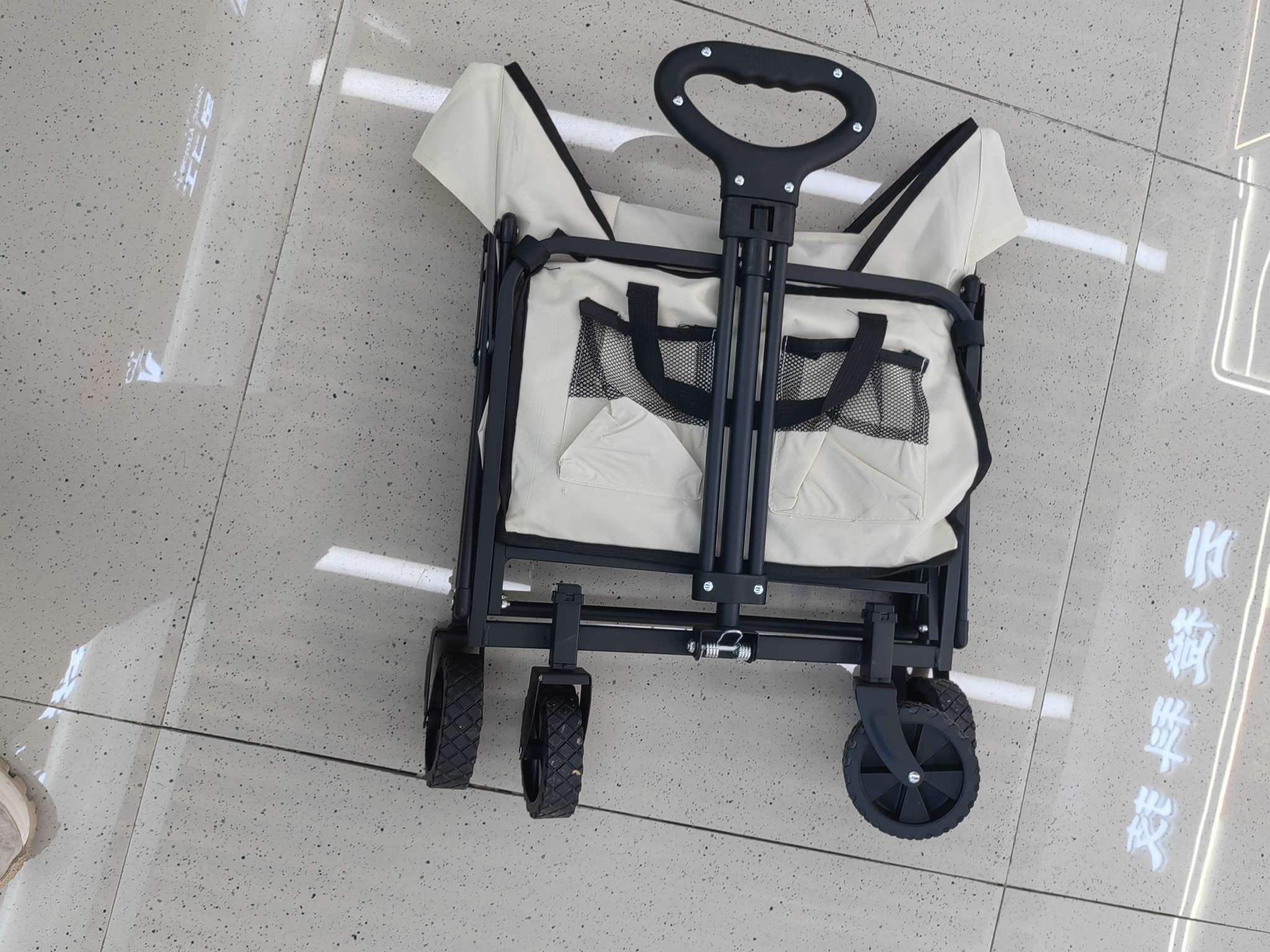 Outdoor camping vehicle, campsite vehicle, portable picnic trolley, small trailer, camping stall, folding trolley, flat folding camping vehicle, outdoor products detail image 4