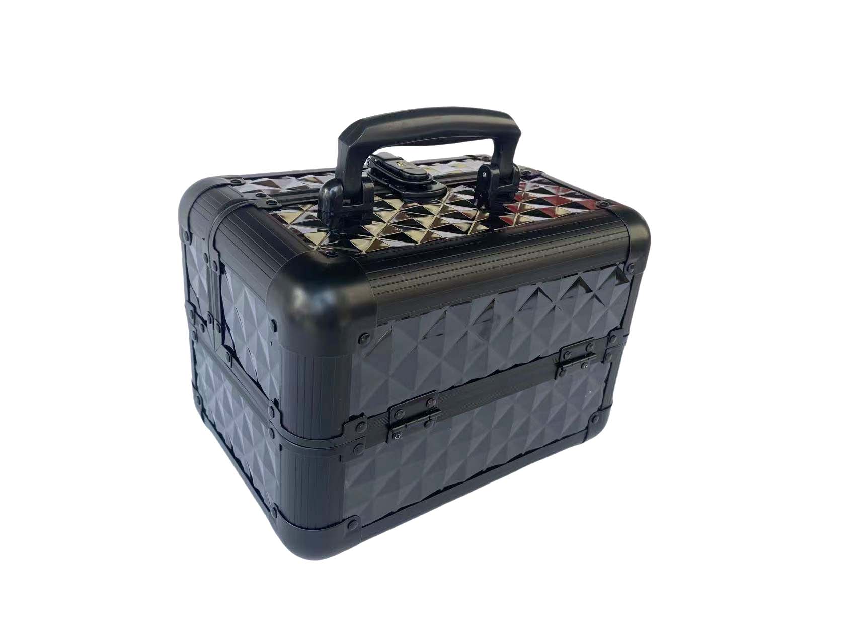 2021 cash payment aluminum alloy portable cosmetic storage jewelry box Application Scenario