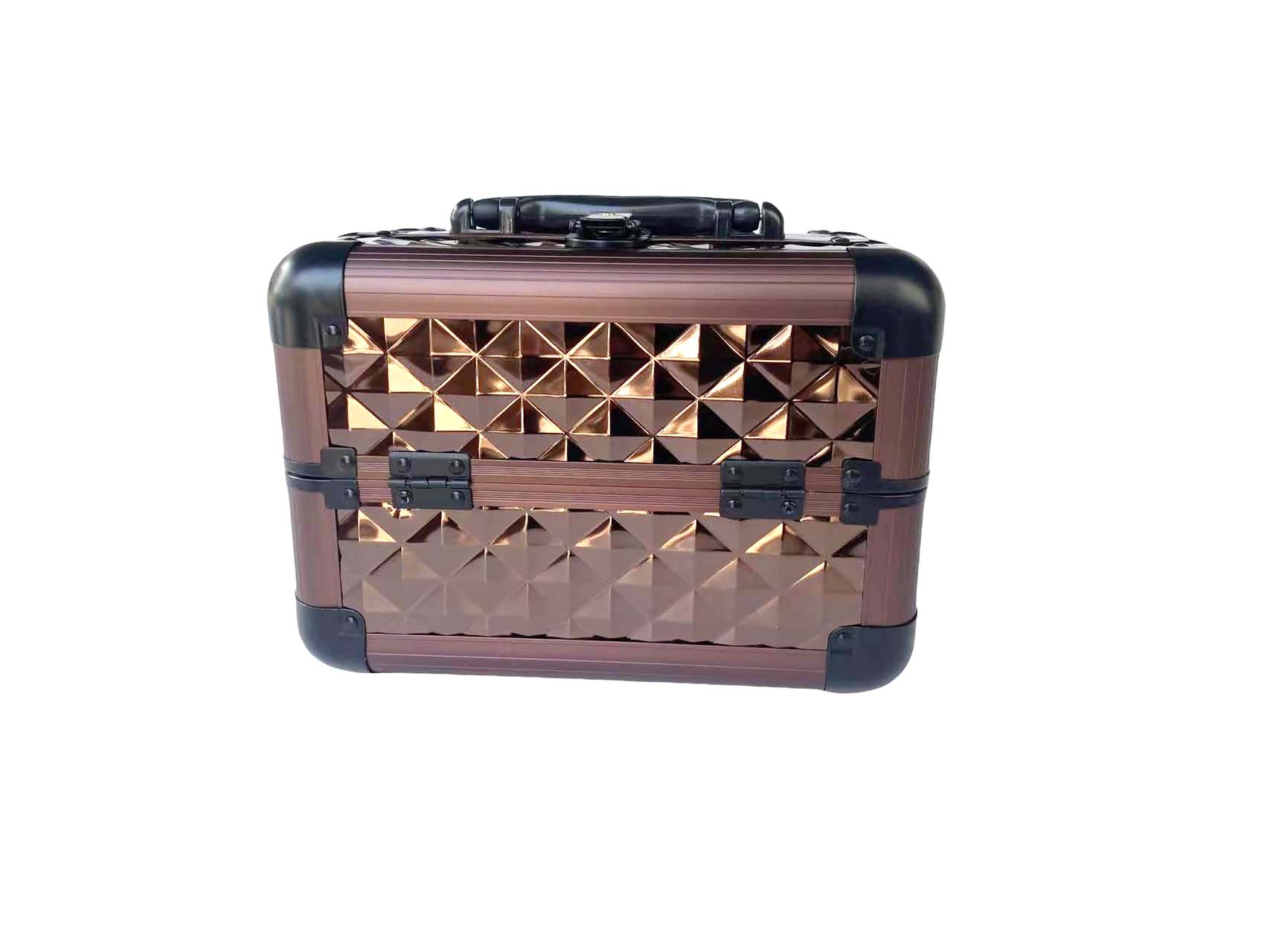 2021 cash payment aluminum alloy portable cosmetic storage jewelry box pic 6