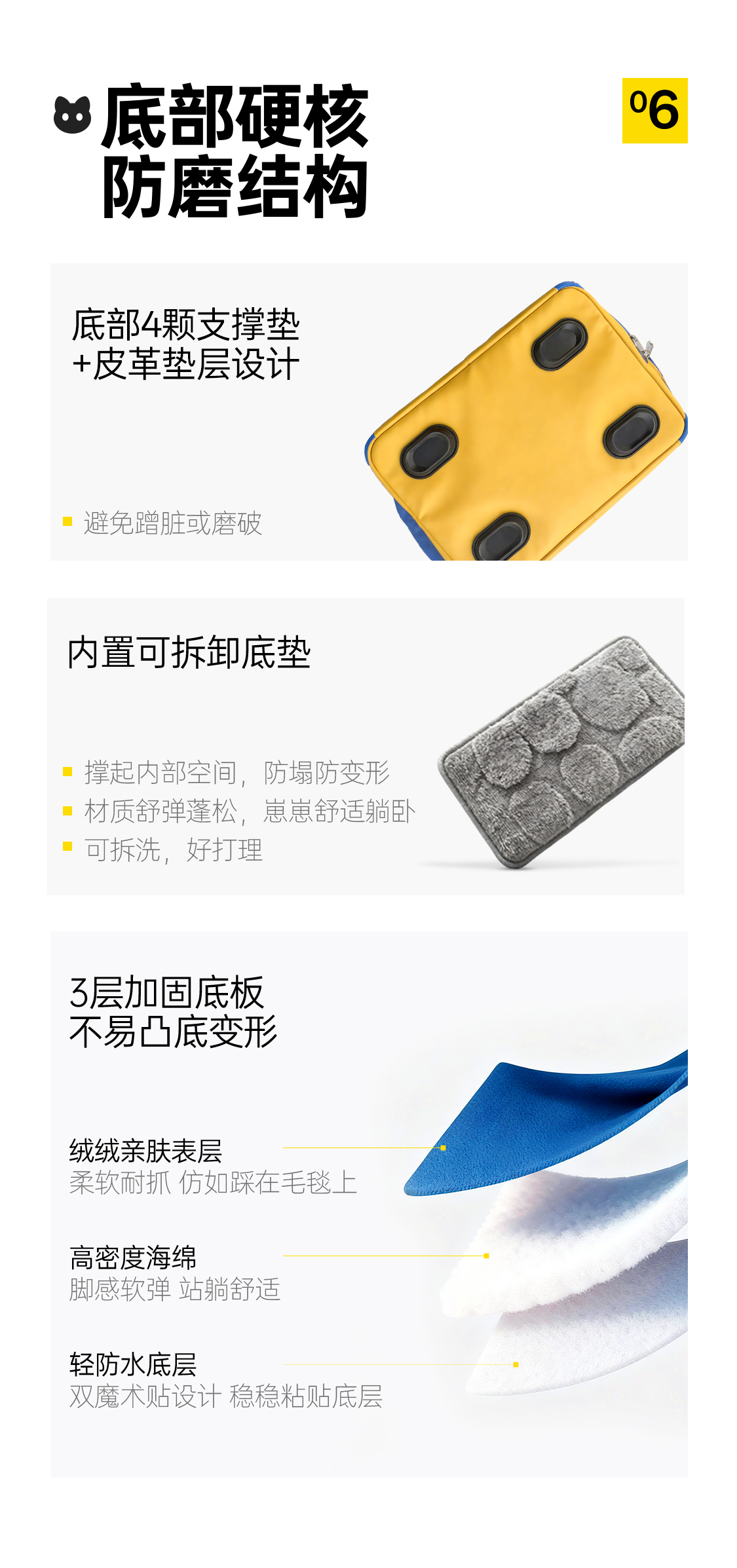 【宠造社】宠物露营包加厚抑菌耐磨外出便携透气大容量猫狗养宠必备详情7