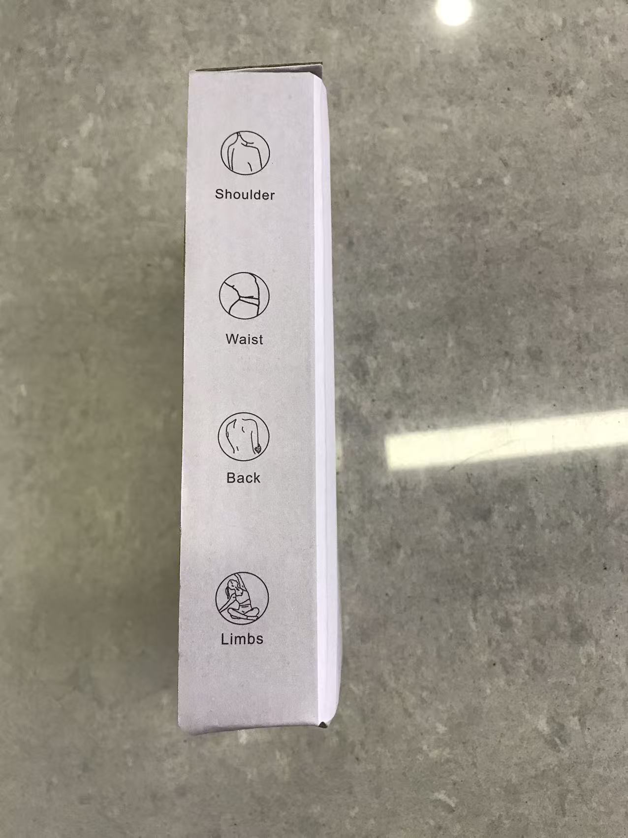 跨境新款迷你硅胶微电流按摩贴片 肩颈椎全身经络脉冲肩颈按摩器细节图