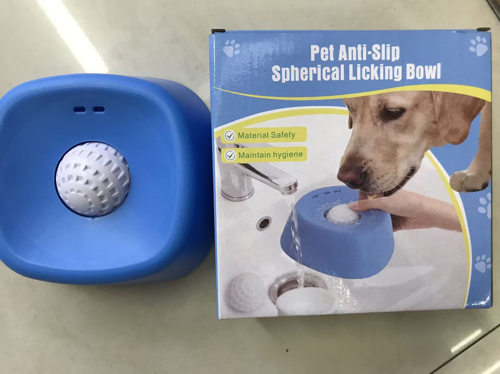 境宠物慢食碗LiquidSlowDogBowls液体慢喂狗碗防滑球骨汤狗舔碗