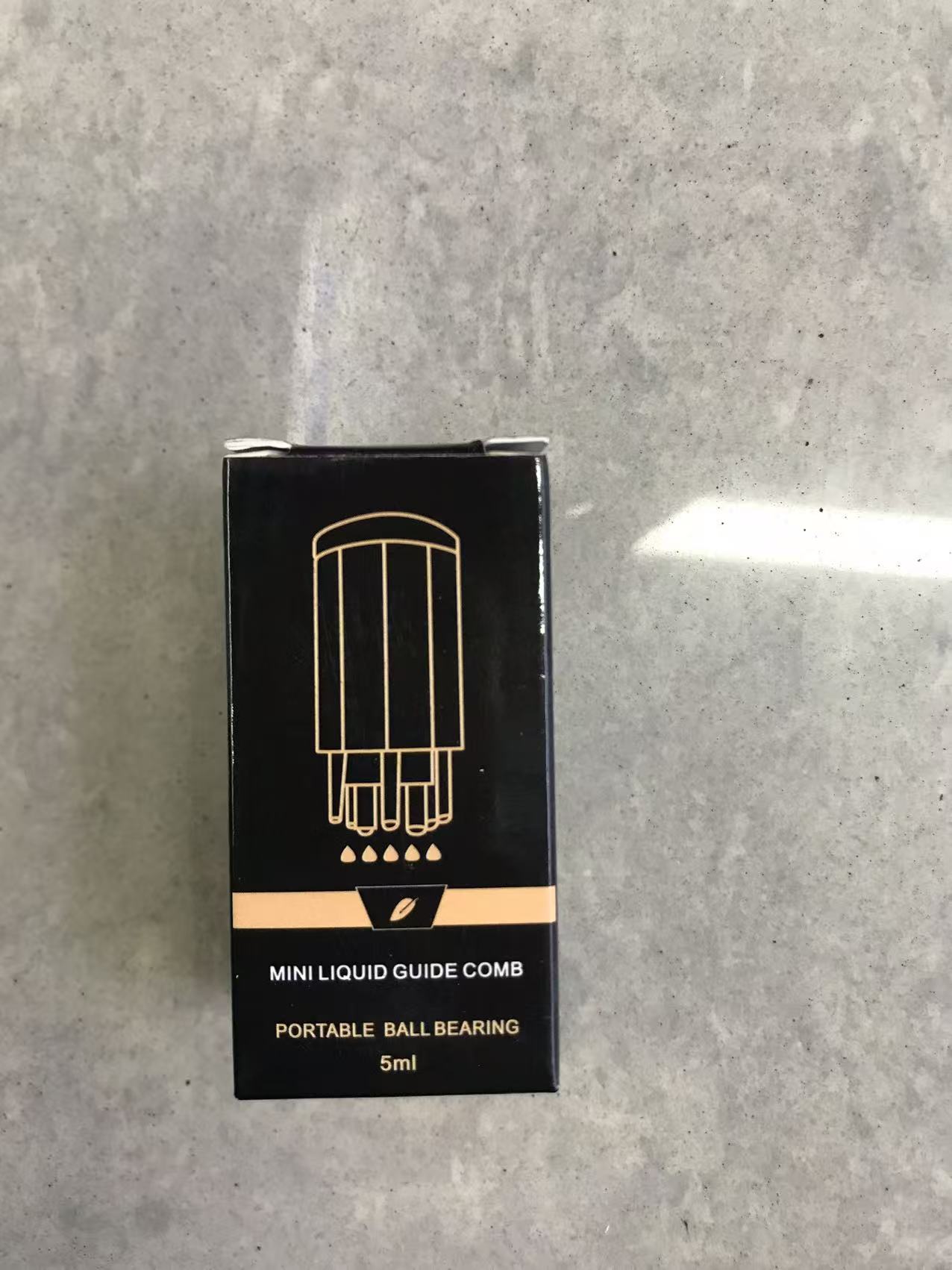 黑色包装盒迷你液体导梳香水瓶分装瓶香水玻璃空瓶护肤品小样