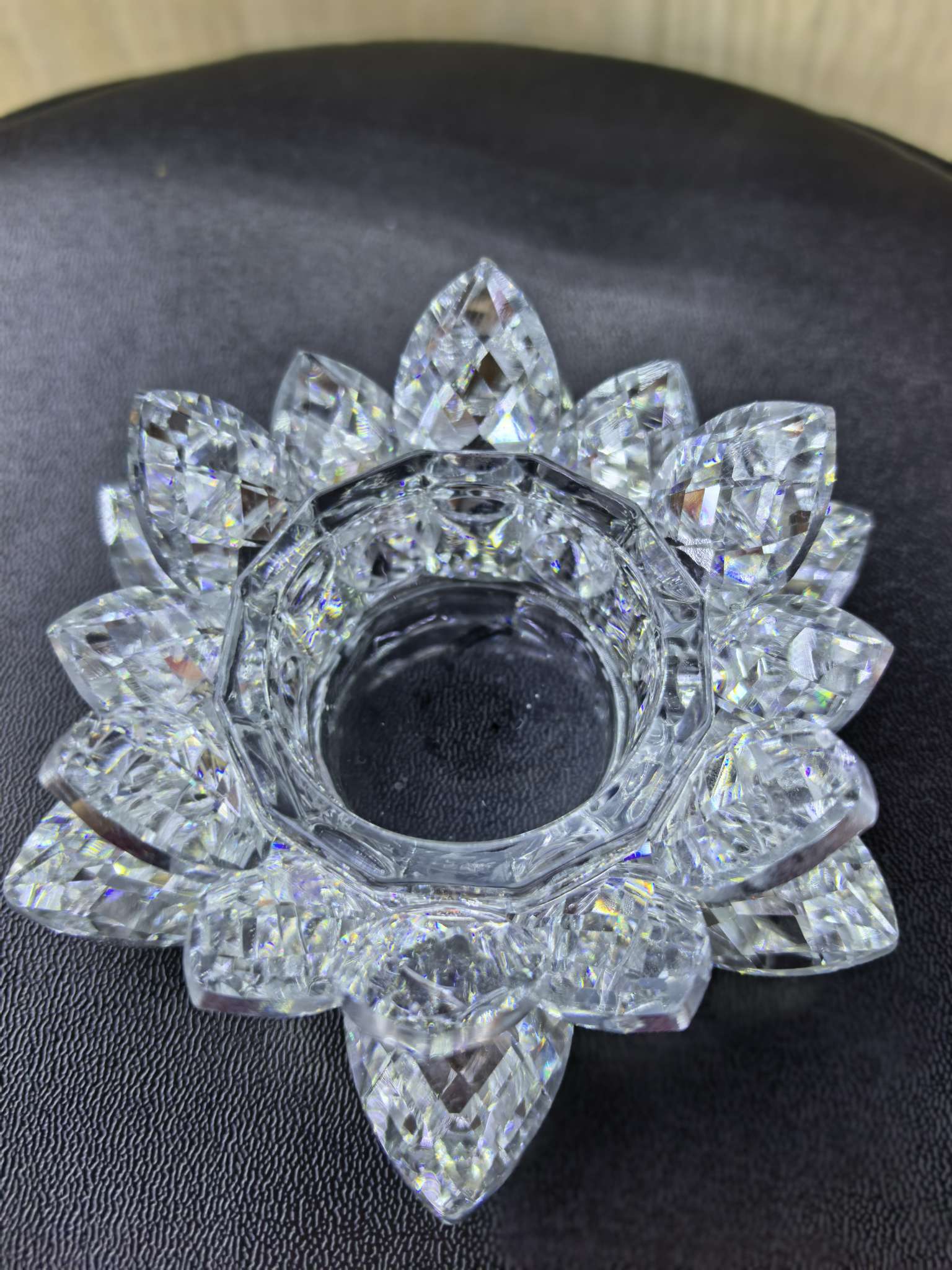 人造水晶工艺品水晶簇水晶茶几玄关摆件水晶莲花装饰品7887—224水晶