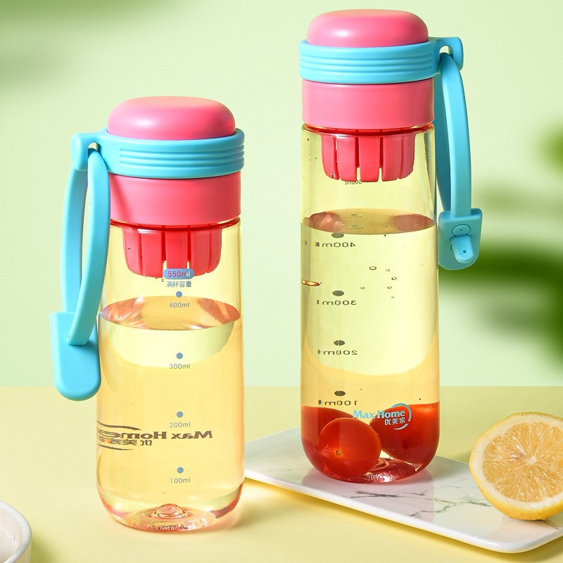Y255-HC-5756 nueva taza de agua deportiva al aire libre tritan taza de té de plástico con cuerda portátil taza de plástico details Picture