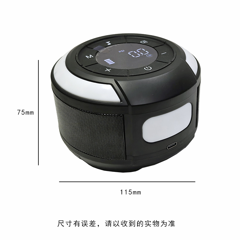 SHSD-02 air pump + Bluetooth speaker, mini air pump, bicycle electric air pump, portable tire, electric motorcycle air pump, car air pump pic 2