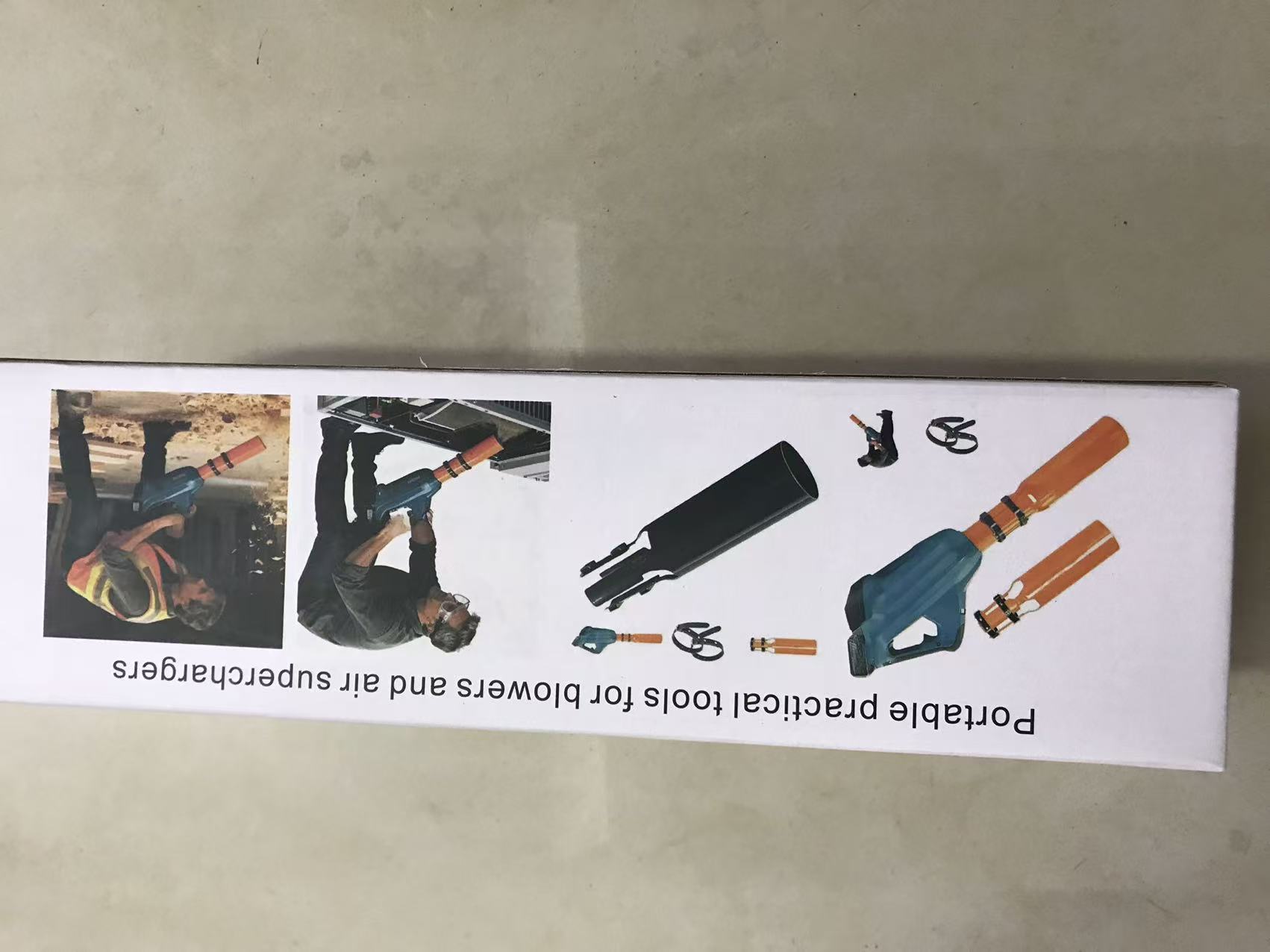 Portable tool air blower booster accessory set mini cannon nail details Picture