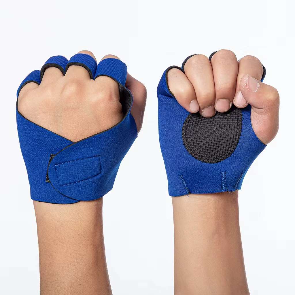 Direct supply from the source factory, half-finger fitness gloves, anti-slip palm, breathable and wear-resistant, solid workmanship, stable quality details Picture