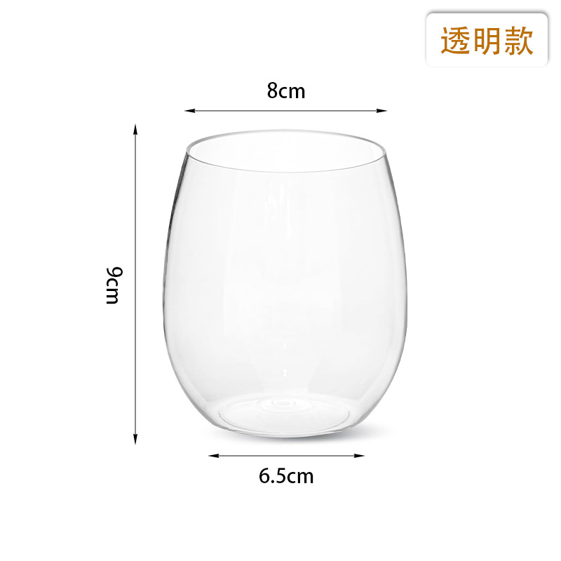 Disposable PET plastic cup 180ml hot drink pot water cup, leak-proof, portable and durable detail image 5
