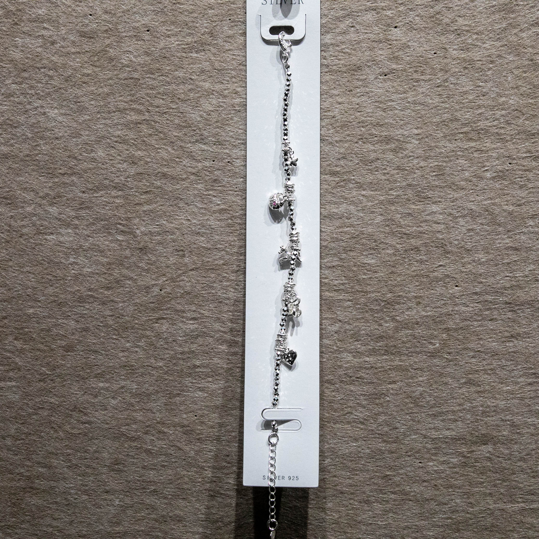 Fashion Precision 925 Silver Star Moon Deer Talk Bead Chain Bracelet for Women: A niche design with a lively and fair complexion, sweet and lucky charm details Picture