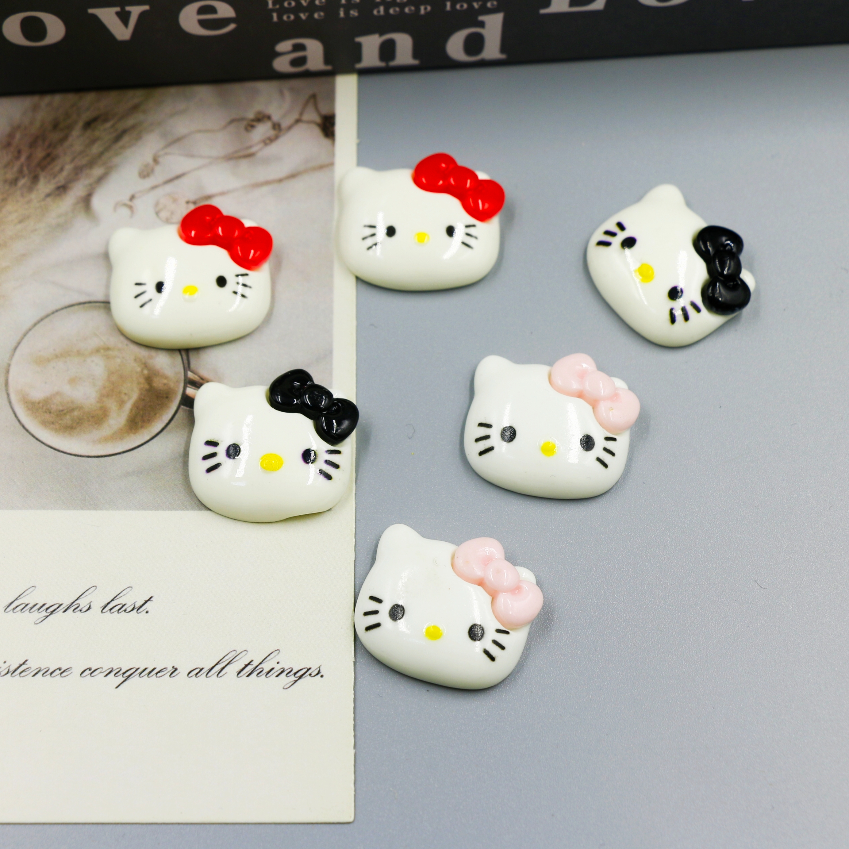 树脂/公仔树脂/工艺品摆件猫/树脂摆件/假山产品图