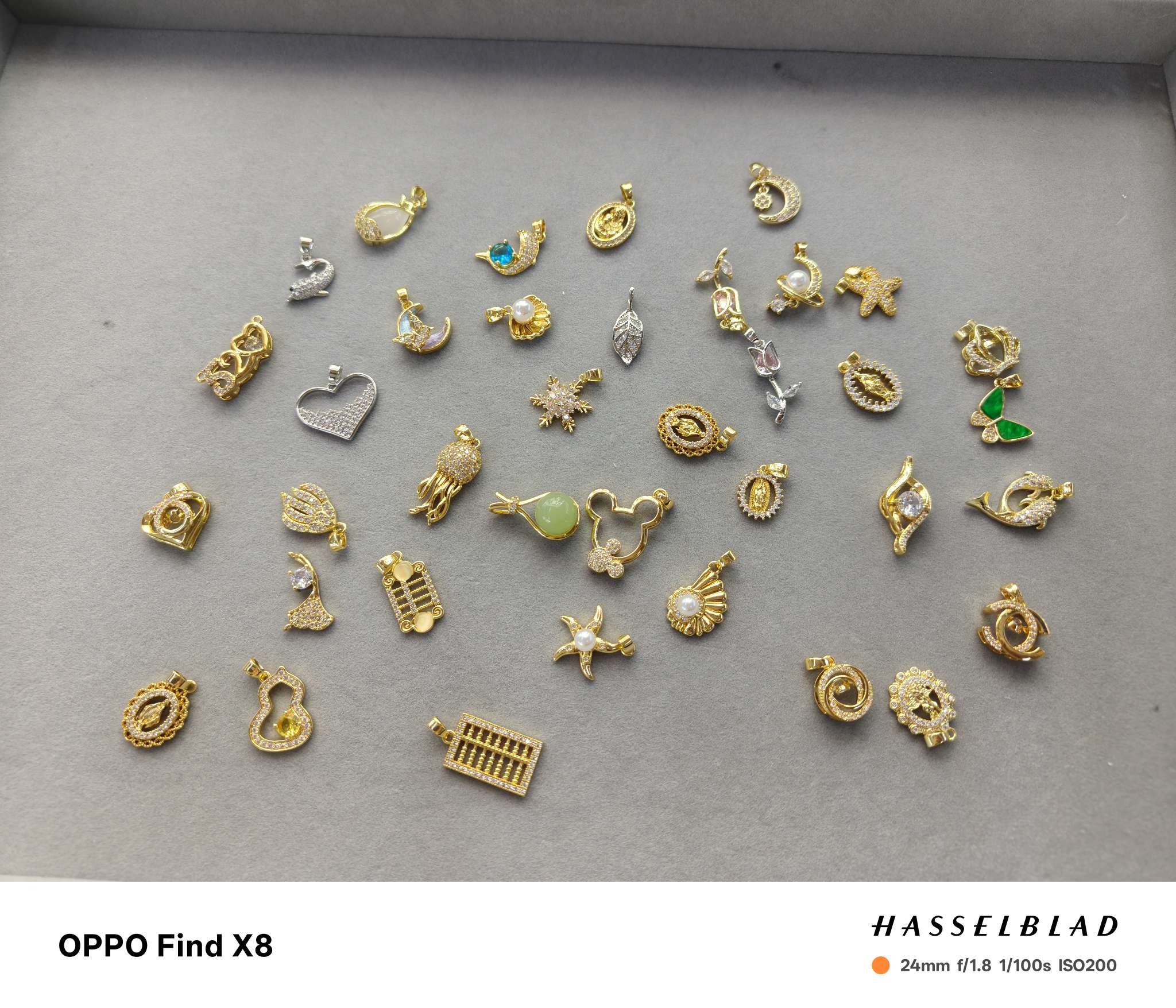 Copper micro-set Moissanite vintage ring, retro design sense, personalized accessory, personalized pendant ring, ring details Picture