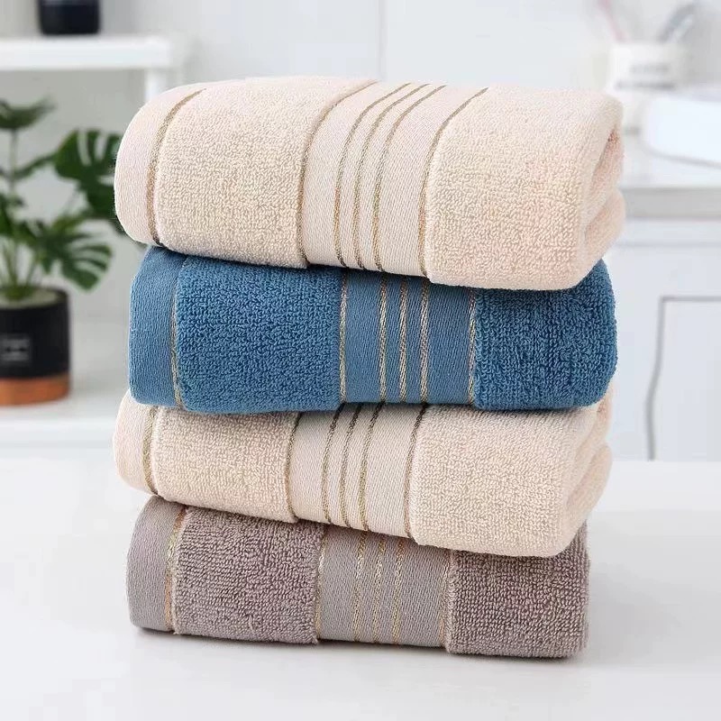 Absorbent general-purpose striped bath towel Specification image