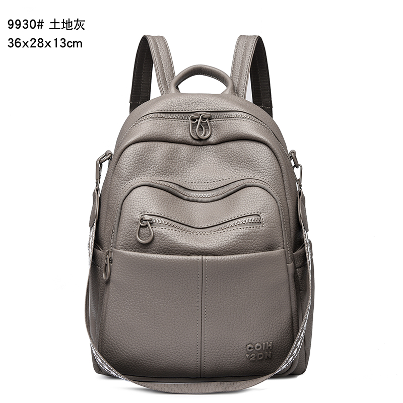 Equipaje de pleufang yilding industria de la bolsa nueva versión coreana de gran capacidad mochila de cuero suave para mujeres al aire libre mochila de ocio Application Scenario