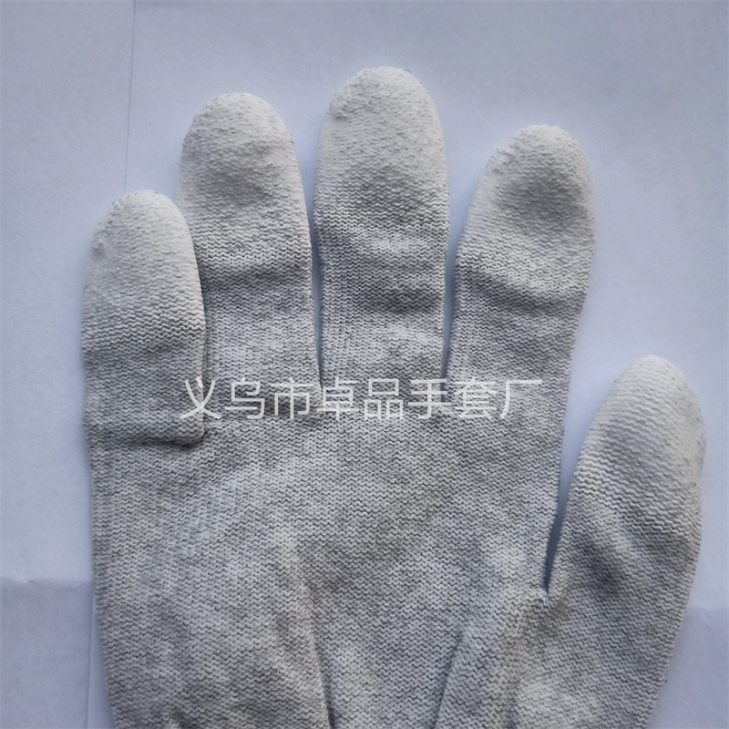 Anti-static carbon fiber PU coated finger gloves, wear-resistant, anti-slip, breathable, dust-free, outdoor work gloves for electronic factory workshops Application Scenario
