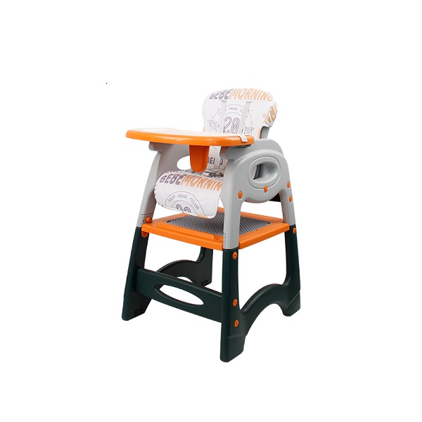 The children's high chair can be used as a desk and high chair combination Specification image