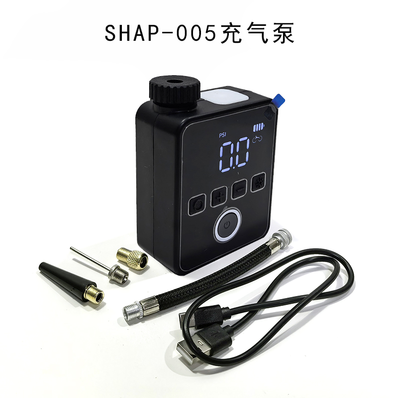 SHAP-005充气泵迷你打气筒自行车电动充气泵便携式轮胎电动摩托车打气筒汽车载充气泵