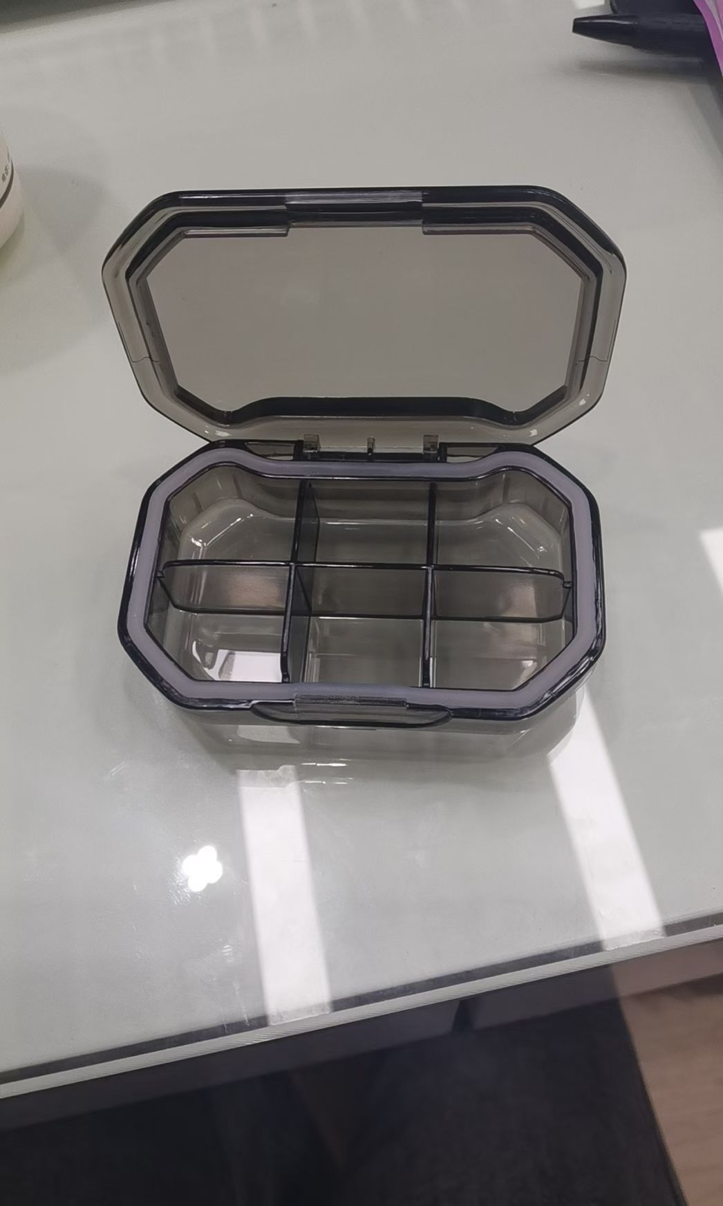 Pill box, plastic storage lunch box, outdoor insulated lunch box bag, dust-proof storage for daily necessities Specification image