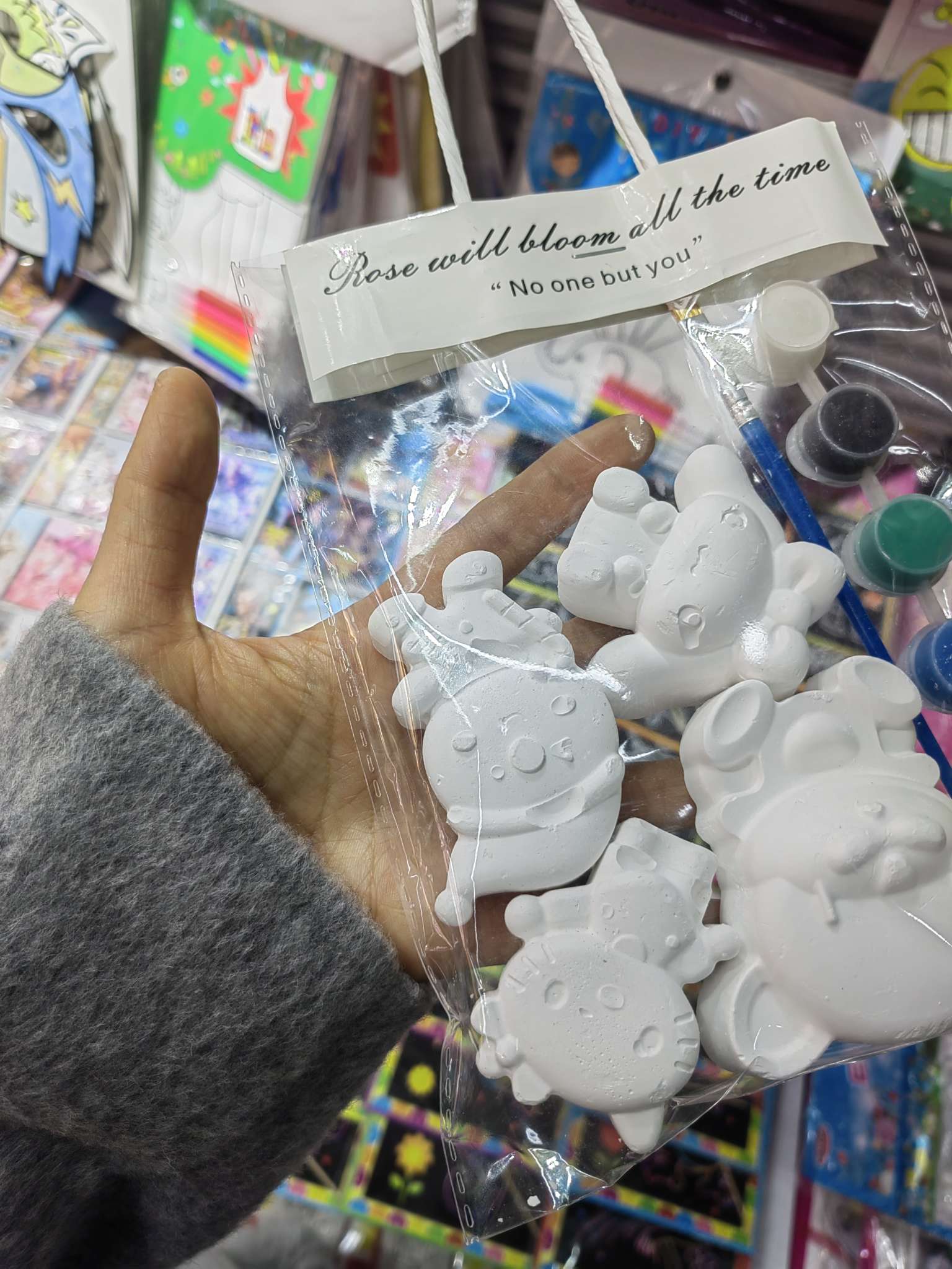 画画DIy填色0PP包装怀旧玩具