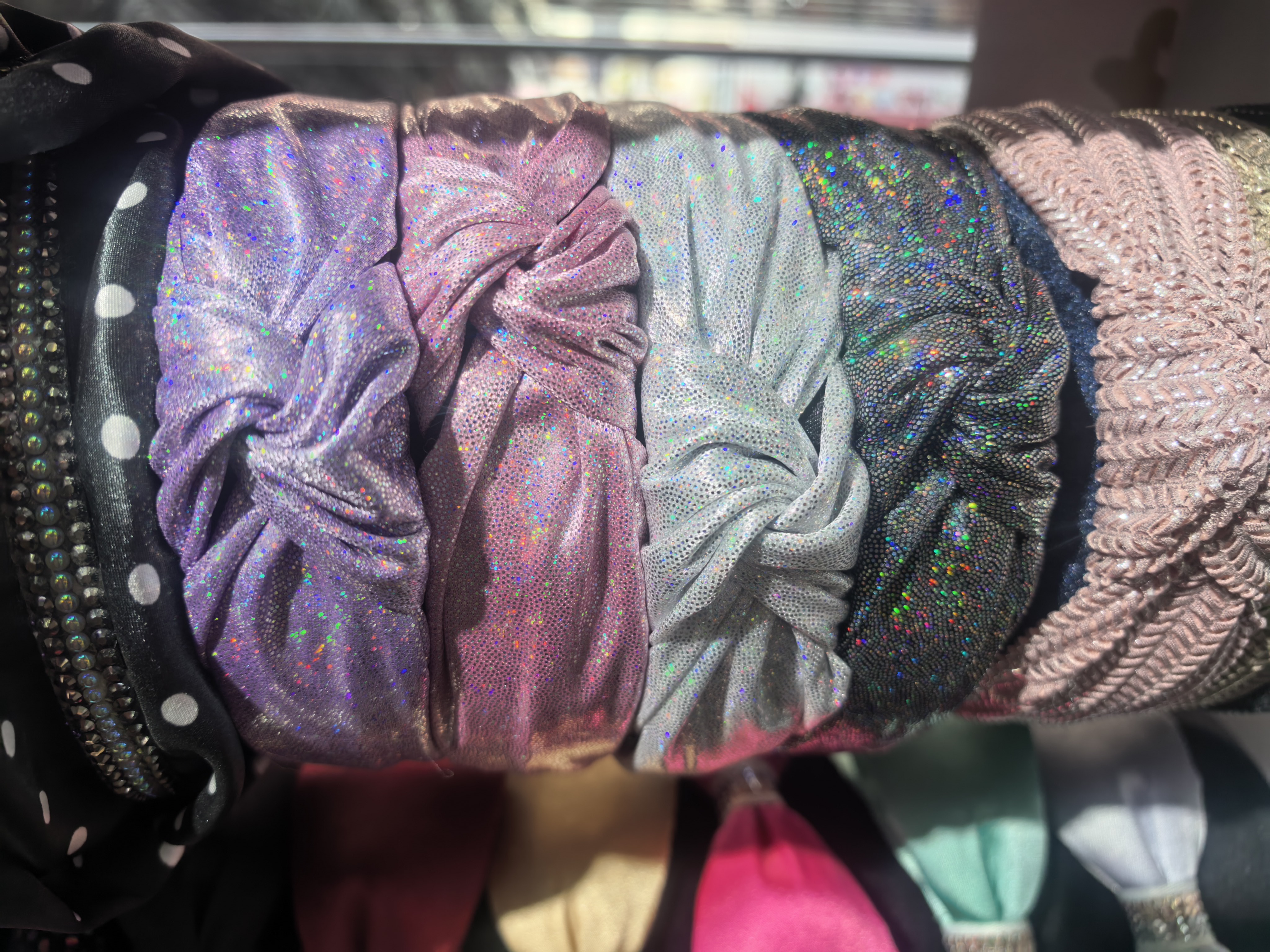 韩版发箍派对头箍发箍头饰头饰法箍派对头箍手打结发箍，亮晶晶发箍