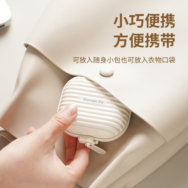 Vacuum glass pill box, lunch box, outdoor insulated lunch box bag, dust-proof storage, daily necessities storage box details Picture