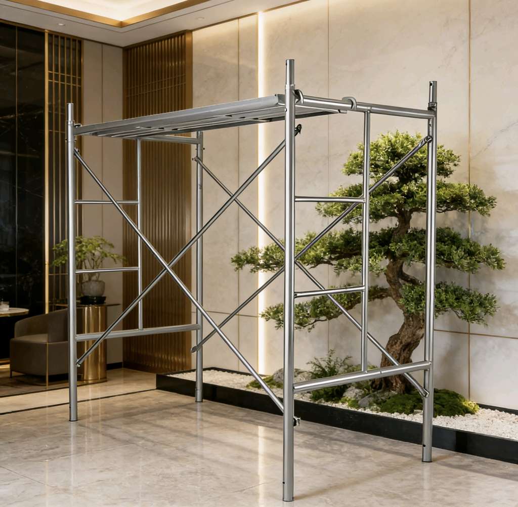 High-strength steel is made and equipped with steel supports