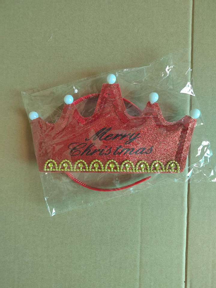 带灯皇冠生日，头扣发光头扣，生日帽子派对头箍日用品百货派对服装详情图3