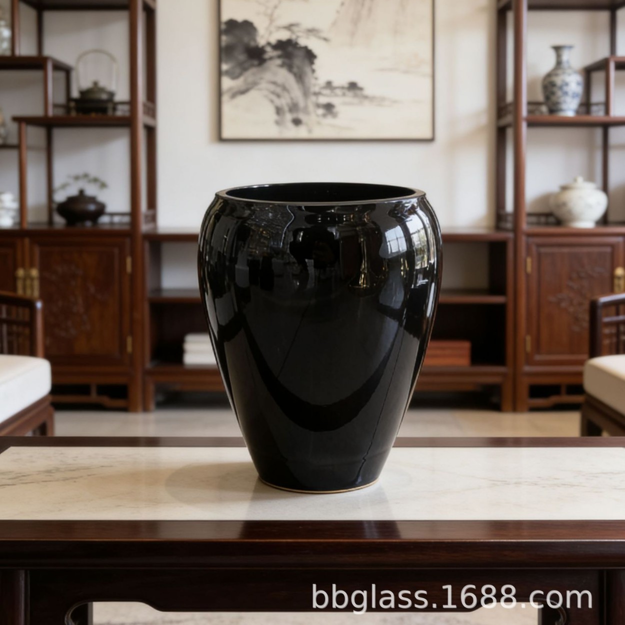 花瓶/水晶花瓶/琉璃花瓶/陶瓷玻璃花瓶/青花瓷花瓶细节图