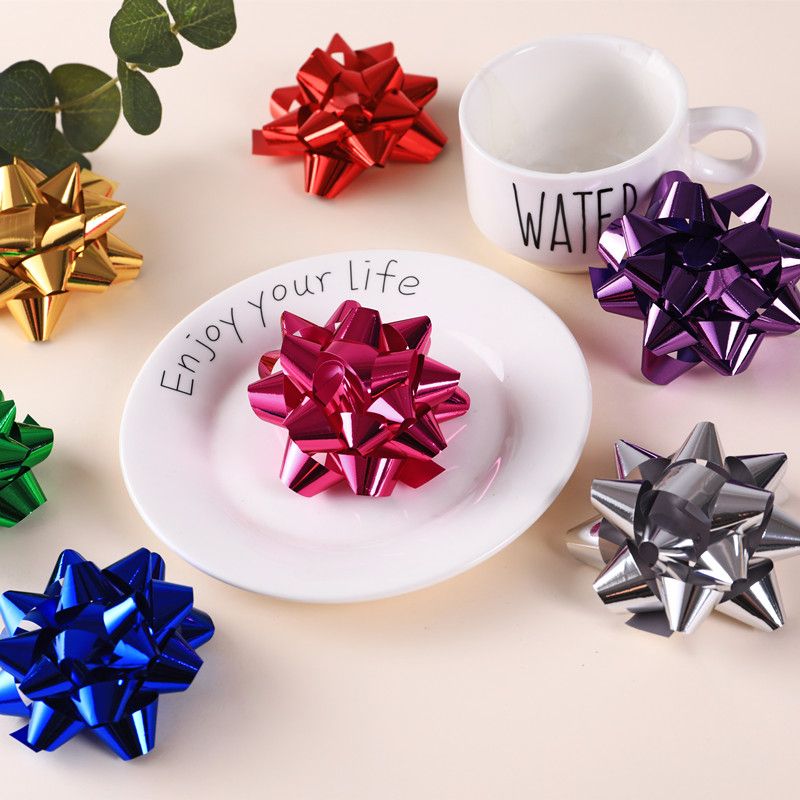 Star flower latte art gift diy box, decorative fireworks, Christmas festival gift accessories, smooth star flower