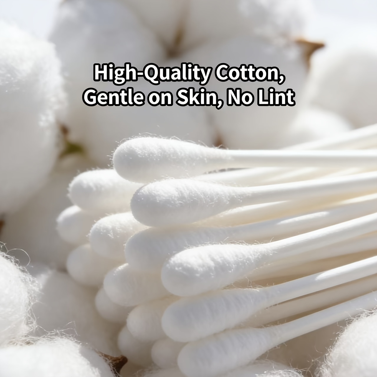 卡丁娜100 支独立包装一次性棉签 双头无菌棉棒 化妆卸妆清洁伤口护理 柔软不掉絮卫生安全家用便携多用途下单赠送精美礼品